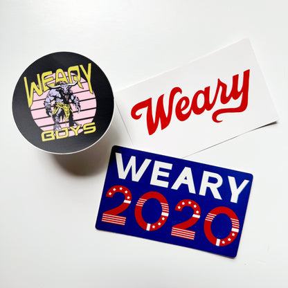 Weary Stickers