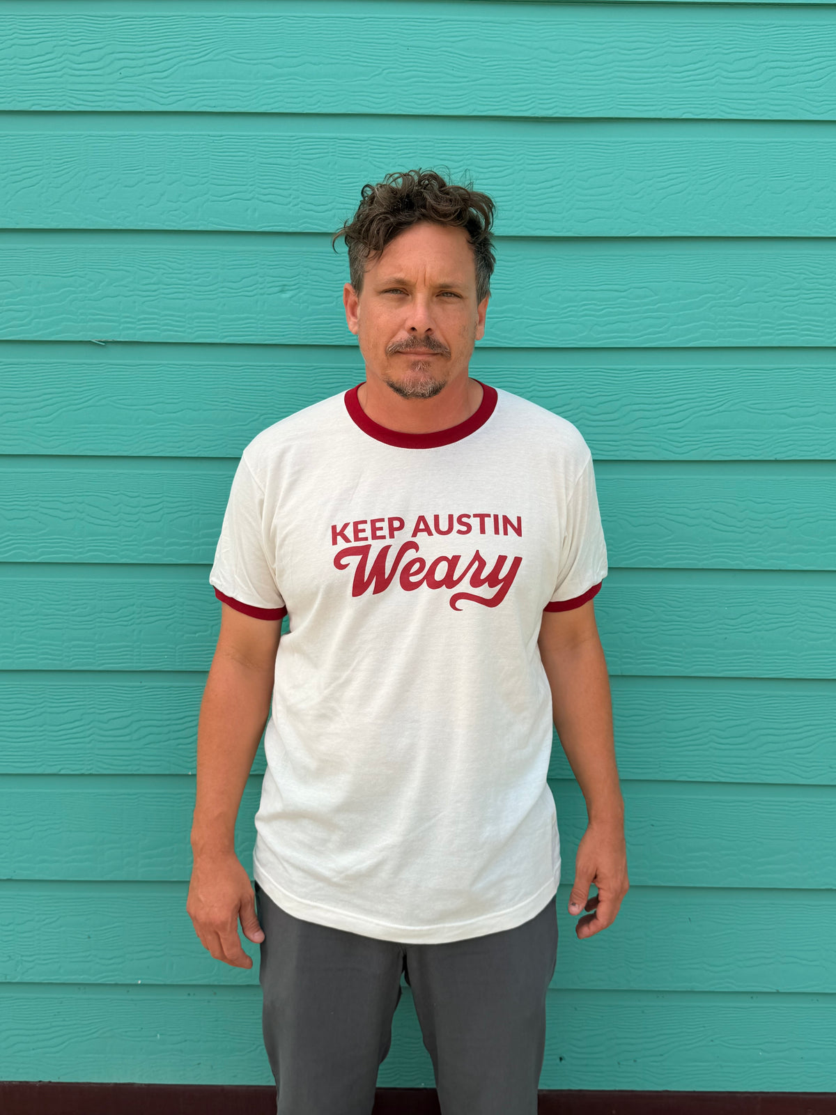 Keep Austin Weary Ringer Tee