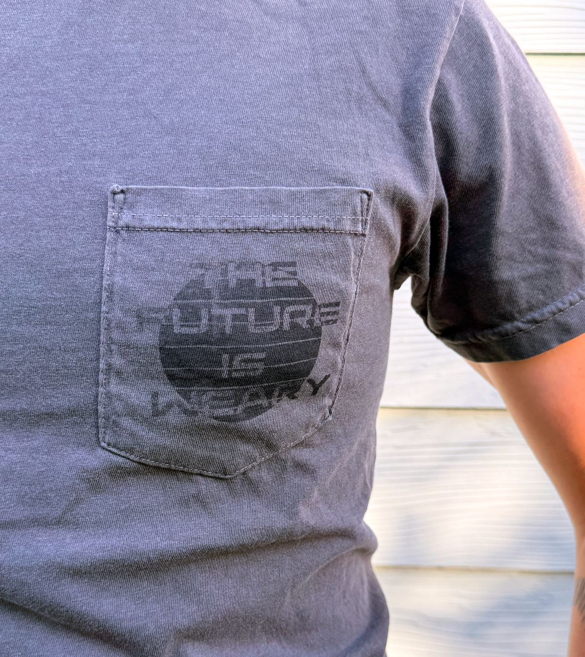 The Future is Weary Pocket Tee